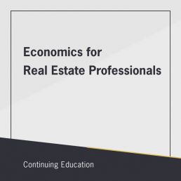 Economics for real estate professionals