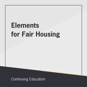 Elements for Fair Housing class