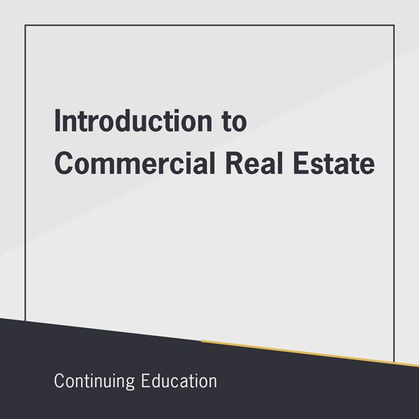 Introduction to Commercial Real Estate class