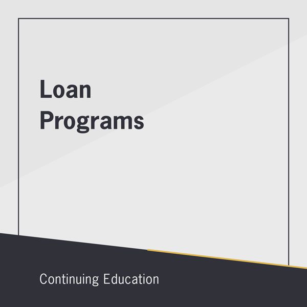 Loan Programs class