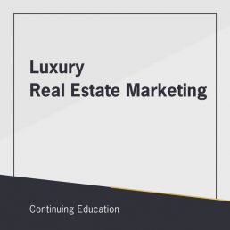 Luxury Real Estate Marketing class
