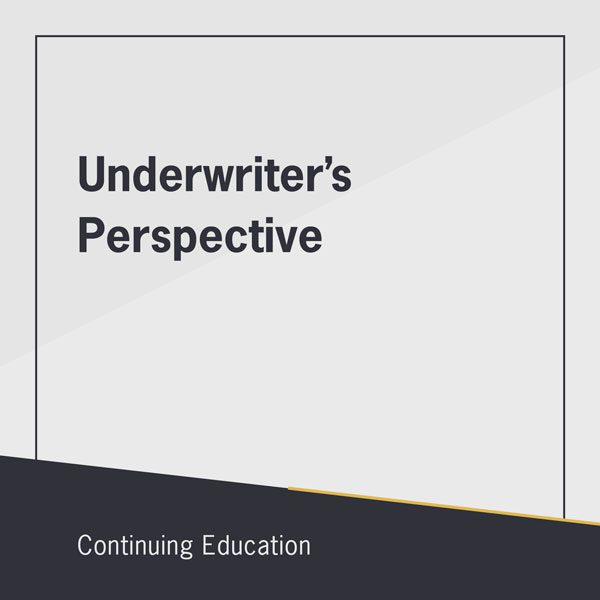 Real estate course on the Underwriter’s Perspective