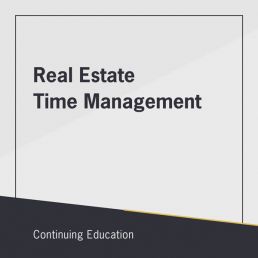 Real Estate Time Management class