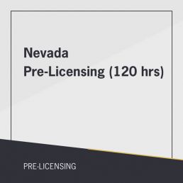 Nevada Pre-Licensing (120 hrs) course